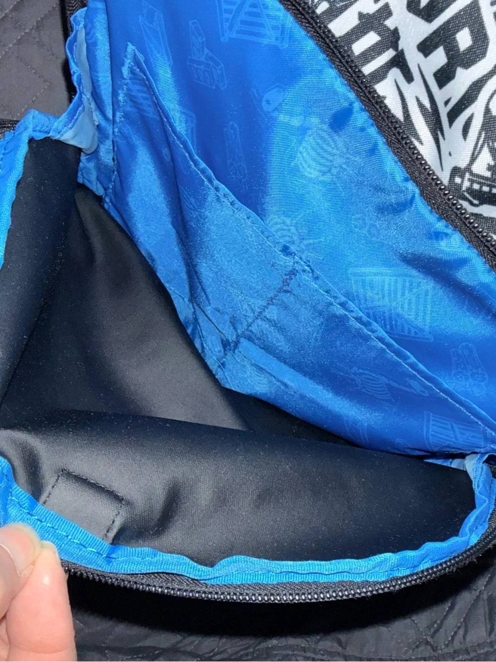 🌼Fortnite Kids Black & White Graphic School Backpack by